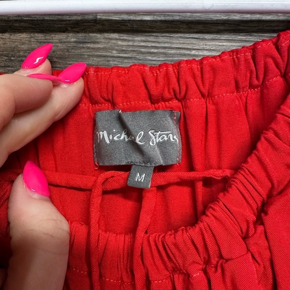 Michael Stars Red Off-Shoulder Dress - Picture 8 of 8